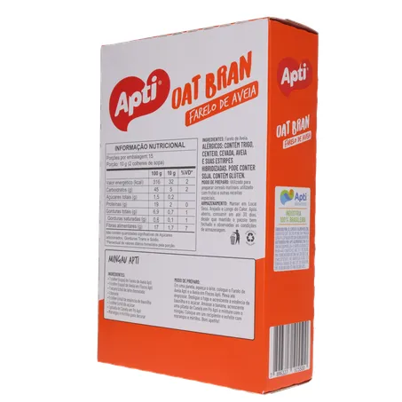 Farelo de Aveia Apti Oat Bran Caixa 150gr 360-22
