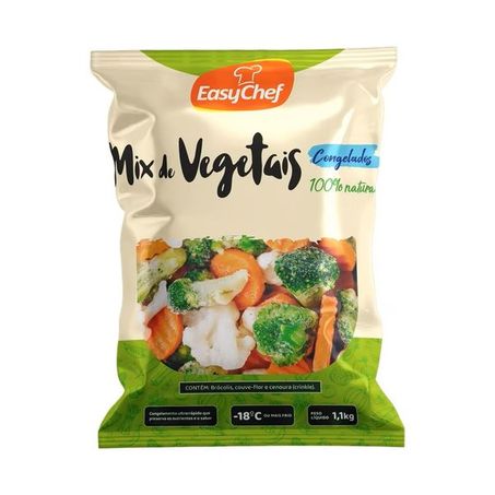 MIX DE VEGETAIS EASYCHEF SUPER CONGELADO 1,1KG