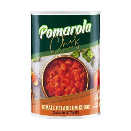 TOMATE PELADO CUBOS POMAROLA 240G