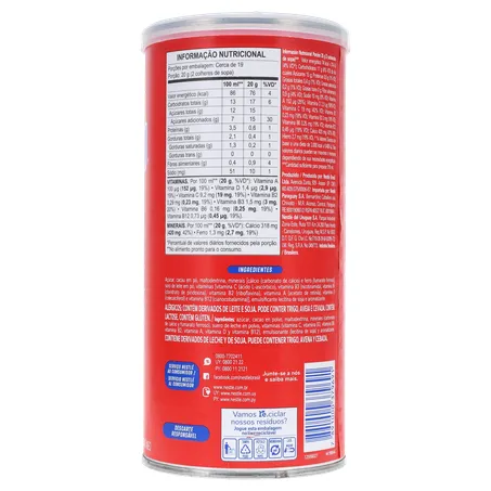 Achocolatado Em Pó Nescau Lata 370G 360-12