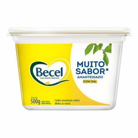 MARGARINA AMANTEIGADO COM SAL MUITO SABOR BECEL POTE 500G