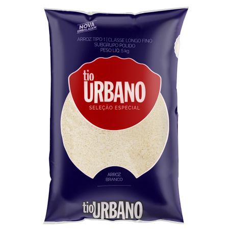 ARROZ BRANCO TIPO 1 TIO URBANO SELEÇÃO ESPECIAL 5KG