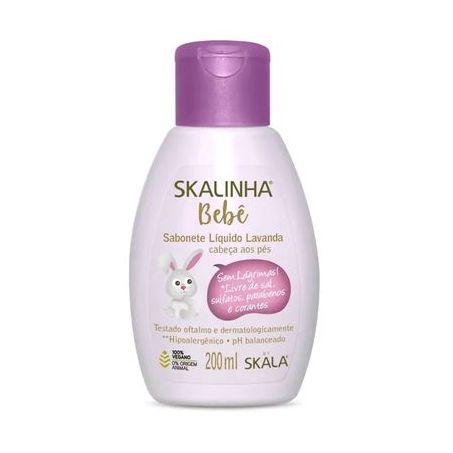 SAB LIQ INF SKALINHA GLICERIN 200ML LAVANDA