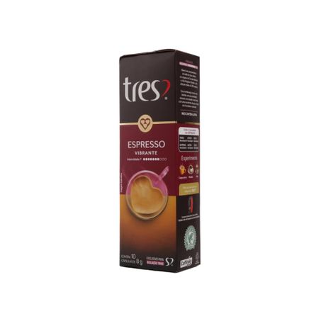 Cápsula 3 Corações Espresso Vibrant C/10 80g 360-5