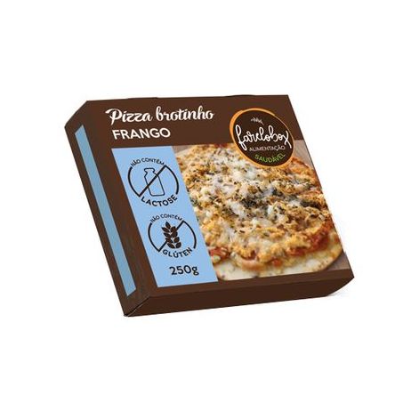 Pizza sem lactose e sem glúten frango farelobox 250g
