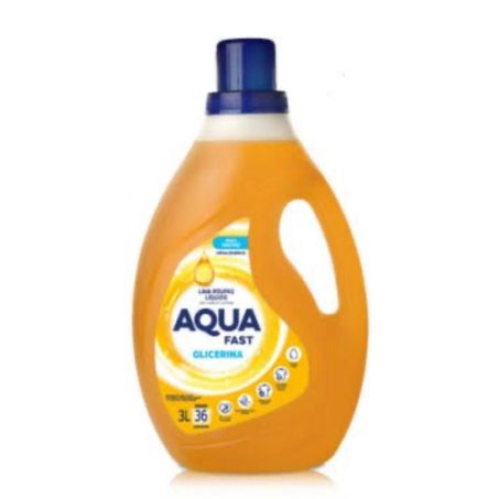 Lava Roupas Líquido Aqua Fast Glicerina Frasco 3lt