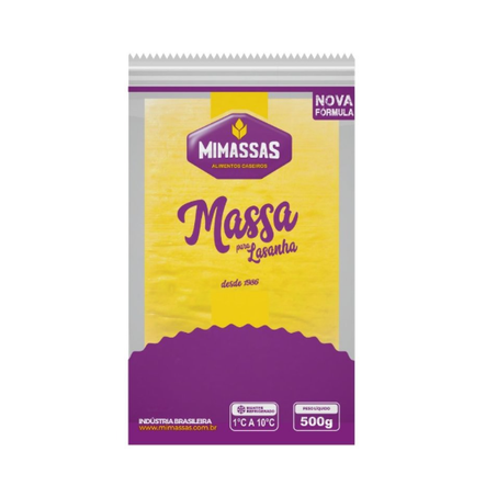 Massa lasanha mi-massas 500g