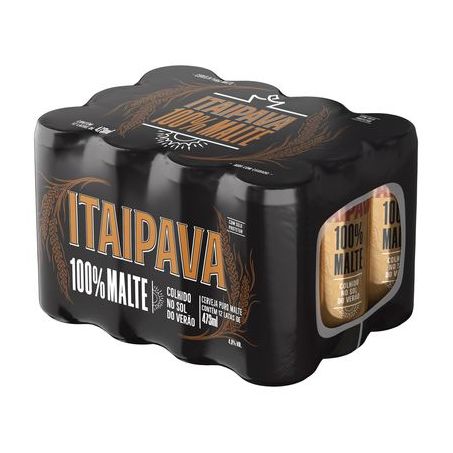 Pack Cerveja Puro Malte Itaipava Lata 12 Unidades Cada 473ML