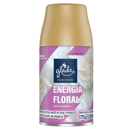 Purificador de Ar Glade 269ml - Automático - Energia Floral
