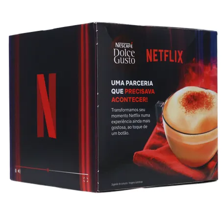 Cápsula Nescafé Dolce Gusto Cappuccino Netflix 10un 170g 
  360-23