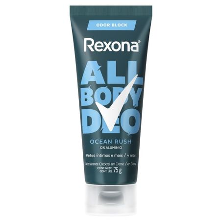 DESODORANTE REXONA CREME ALL BODY DEO OCEAN RUSH 75G