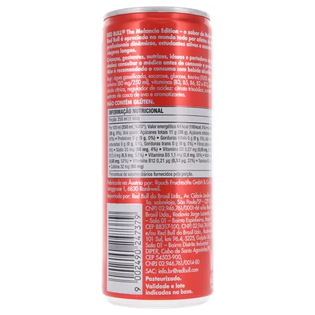 BEBIDA ENERGÉTICA RED BULL MELANCIA 250ML 360-16