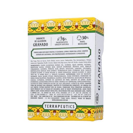 SABONETE GRANADO 90G TERAPEUTICS CASTANHA 360-20