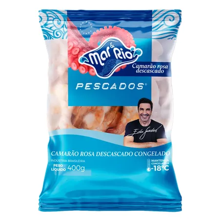CAMARAO ROSA LIMPO MAR E RIO 400G