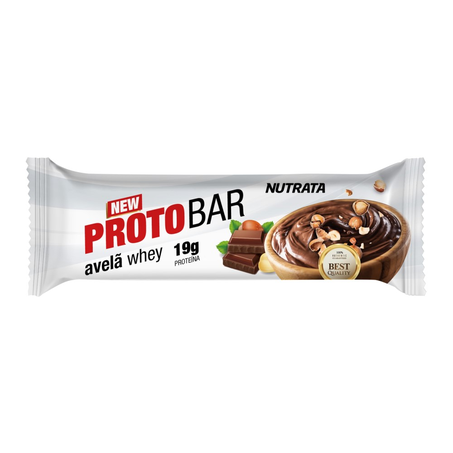 Barra de Proteína Avelã Whey Nutrata 70G