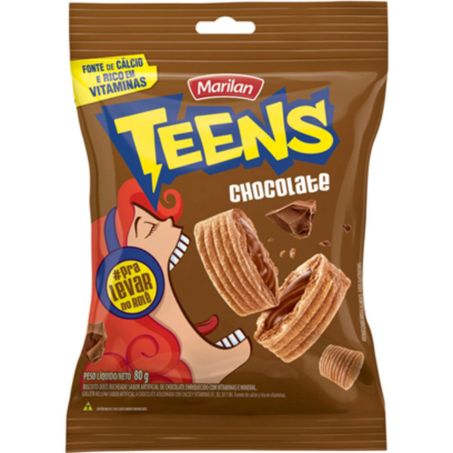 Biscoito marilan teens 80g chocolate