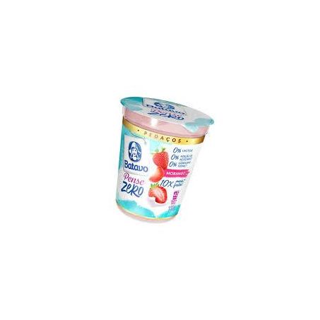 Iogurte Desnatado Batavo Zero Morango com Pedaços Pote 100gr