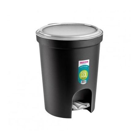 Lixeira sanremo casablanca c/p 13.5l sr275/20 preta