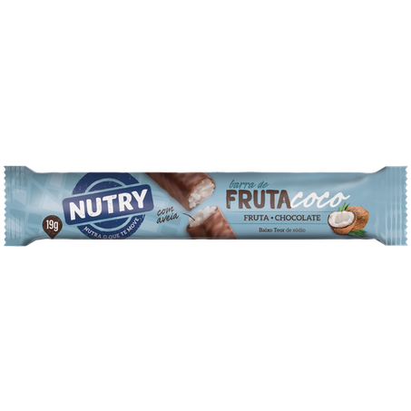 Barra de fruta nutry 19g coco chocolate