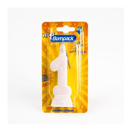 Vela bompack n1 branca