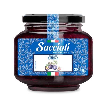 Geleia Sacciali 320g Ameixa