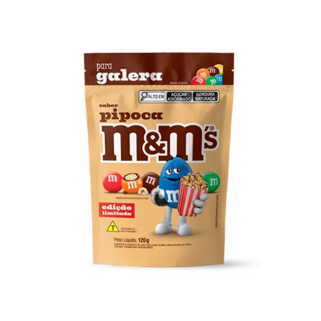 Confeito pipoca m&m s 120g