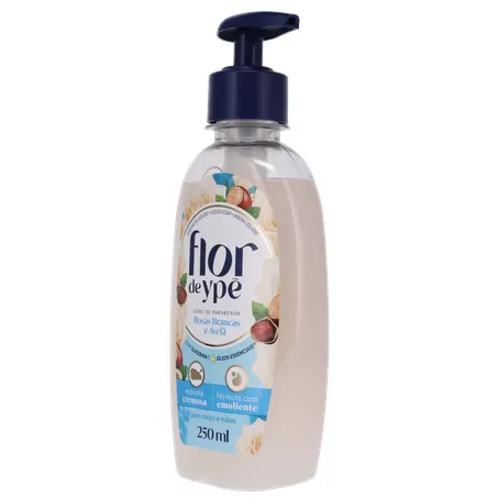 Sabonete Líquido Flor De Ype Rosas Brancas e Avelã Pump 250ml 360-4