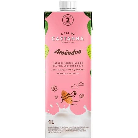 Alimento a tal da castanha 1l amêndoa
