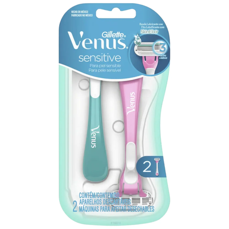 APARELHO DEPILATÓRIO GILLETE VENUS SENSITIVE C/2UN