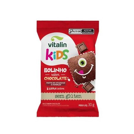 Bolinho Vitalin Kids Chocolate 30g