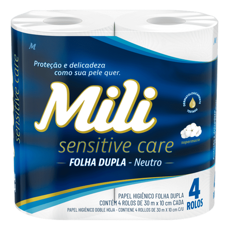 Papel hig mili fd neutro c/4x30m