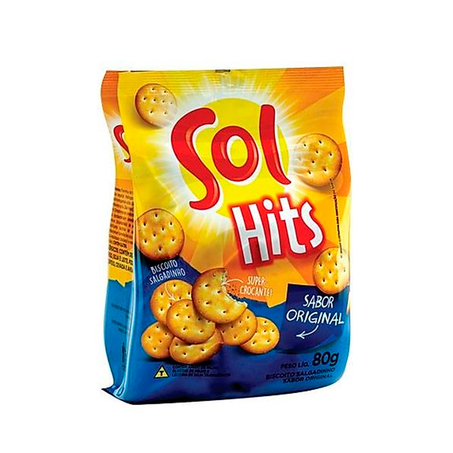Biscoito Hits Original Pacote 80G