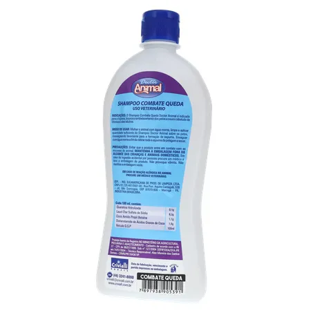 Shampoo Dr Animal 500ml Combate Queda 360-19