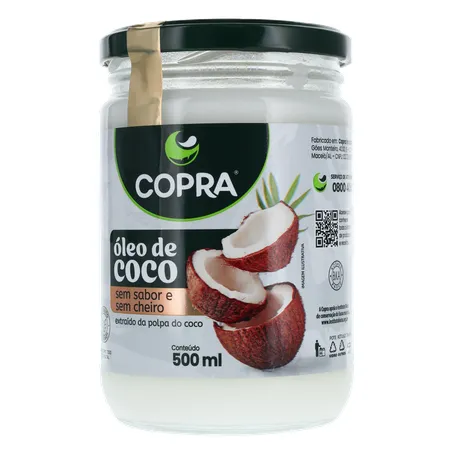 Óleo de Coco Sem Sabor Copra 500ML 360-2