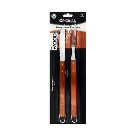 KIT CHURRAS. ORIGINAL LINE FACA+GARFO