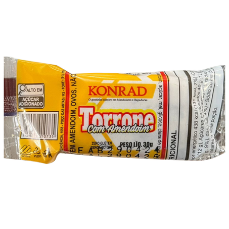 Torrone konrad com amendoim 30g