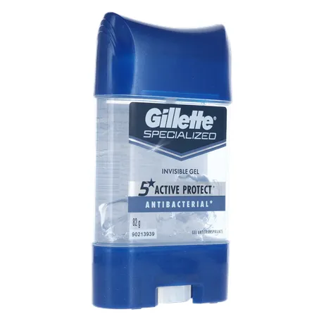 Desodorante Gel Gillete 82g Clear Antibacteriano 360-33