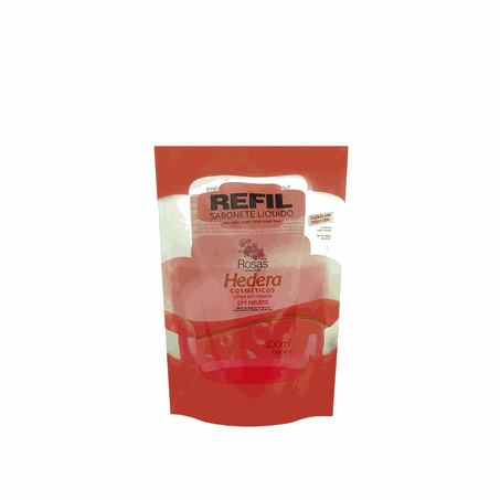 Sabonete líquido hedera sachê 370ml rosas