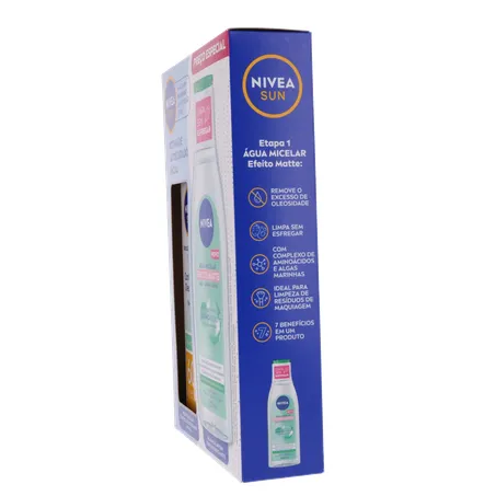 Kit nivea protetor solar fps60 50ml + água micelar 200ml 360-7