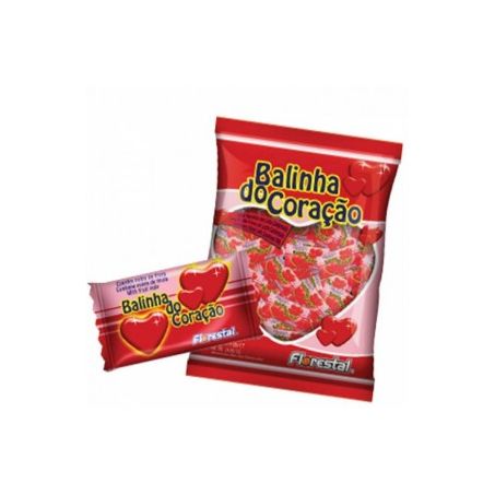 BALINHA DO CORAÇÃO 108G MORANGO