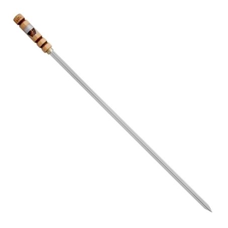 ESPETO 1 HASTE ACO PRATA GRILAZER GR0211          