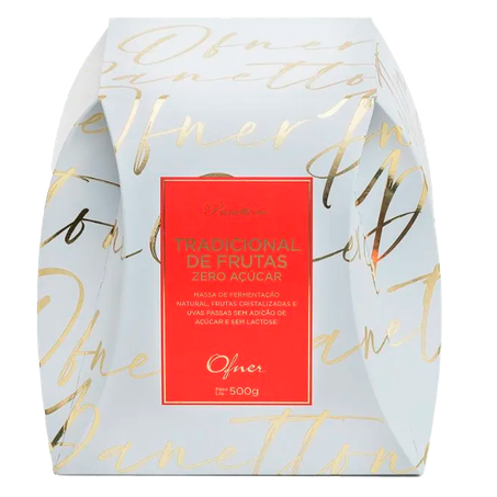 Panettone Ofner Tradicional Com Frutas Zero 500g