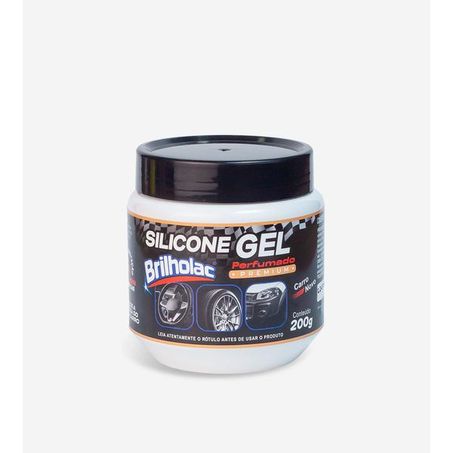 Silicone brilholac premium gel p/carro 200gr