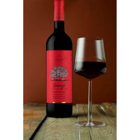 VINHO SOSSEGO ALENTEJANO TINTO SECO 750ML (105925)
