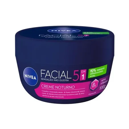 CREME FACIAL NIVEA NOTURNO 100G