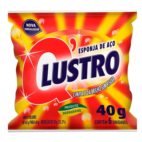 ESPONJA ACO QLUSTRO 40G