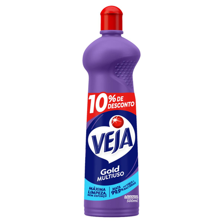 Limpador Multiuso Veja 500ml - Lavanda - Com 10% de Desconto