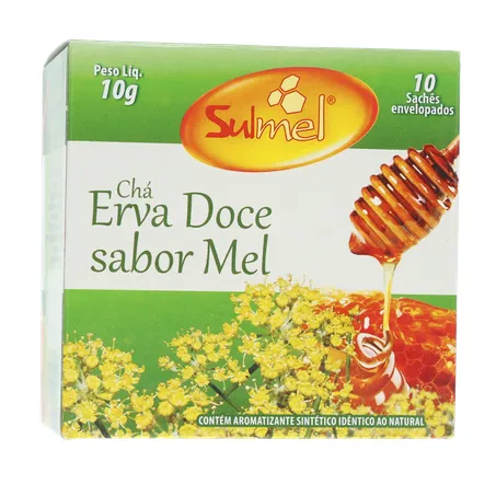 Cha sulmel erva doce mel 10g 360-35