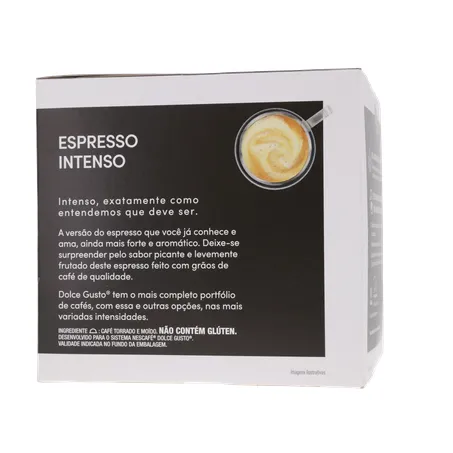 CAFÉ CÁPSULAS DOLCE GUSTO ESPRESSO INTENSO C/10 UN 360-10