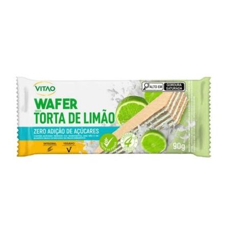 Wafer vitao integral torta limao zero acucar 90g